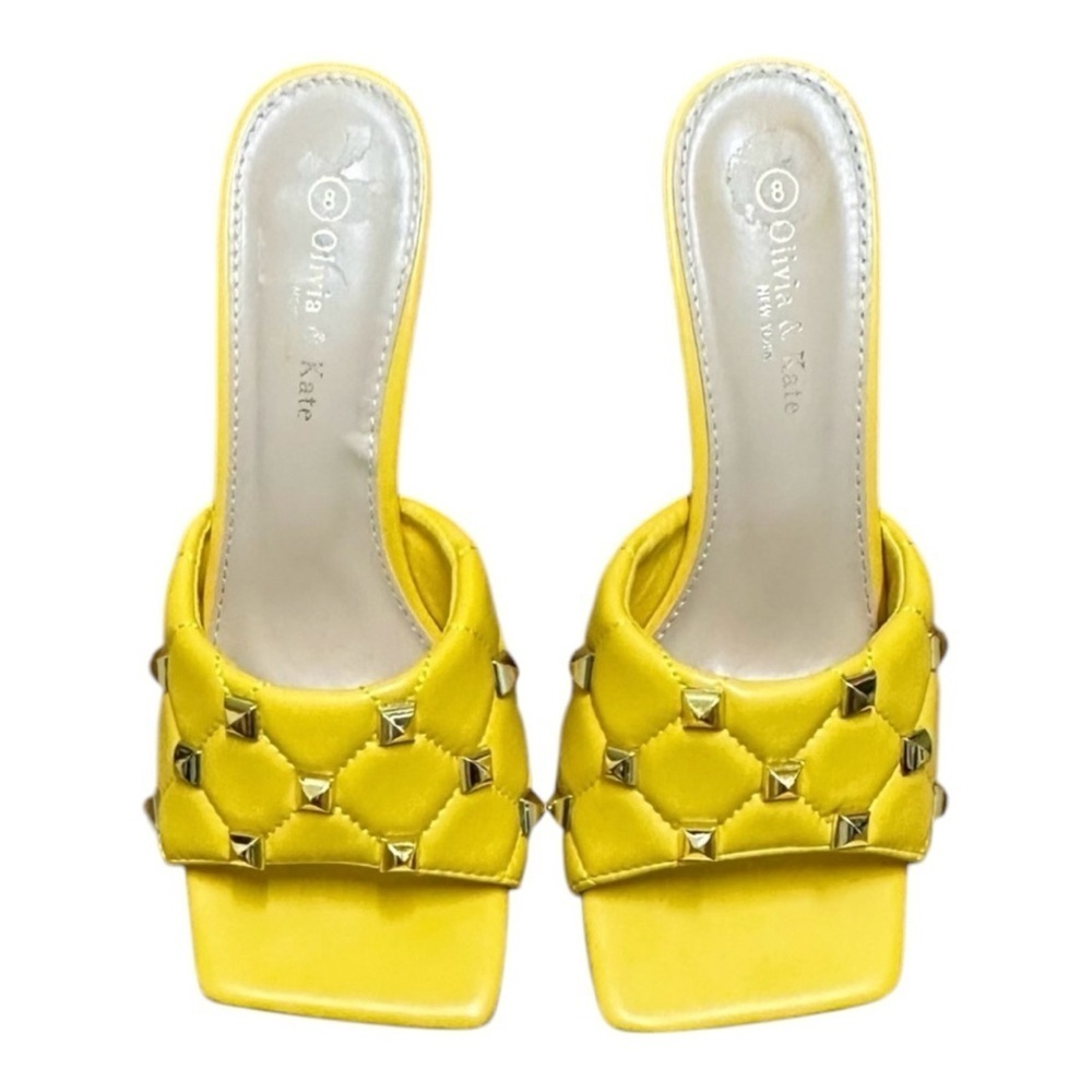 OLIVIA & KATE New York square toe sandals